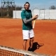 Tennis Bekleidung City Outlet Blog Dominik Wirlend grünes Shirt